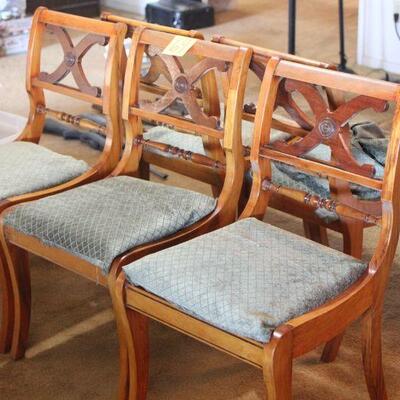 Lot 69 5 Antique Dining Chairs