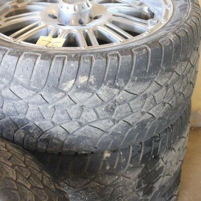 Lot 75 XD Series 22" Rims w/ Tires KMC