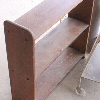 Lot 78 Vintage Shelves & Cart