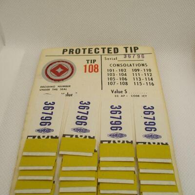 Lot 1 - Protected Tip Tickets