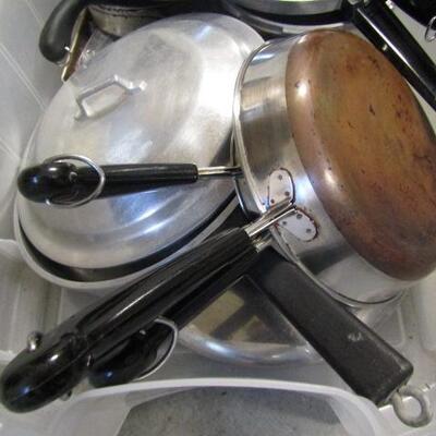 Miscellaneous Pots and Pans Includes Some Revereware