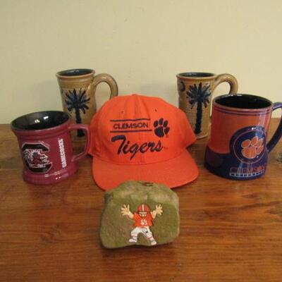 College Sports Logo Goods (Clemson and USC)