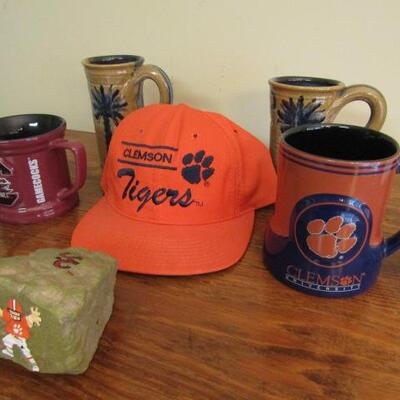 College Sports Logo Goods (Clemson and USC)