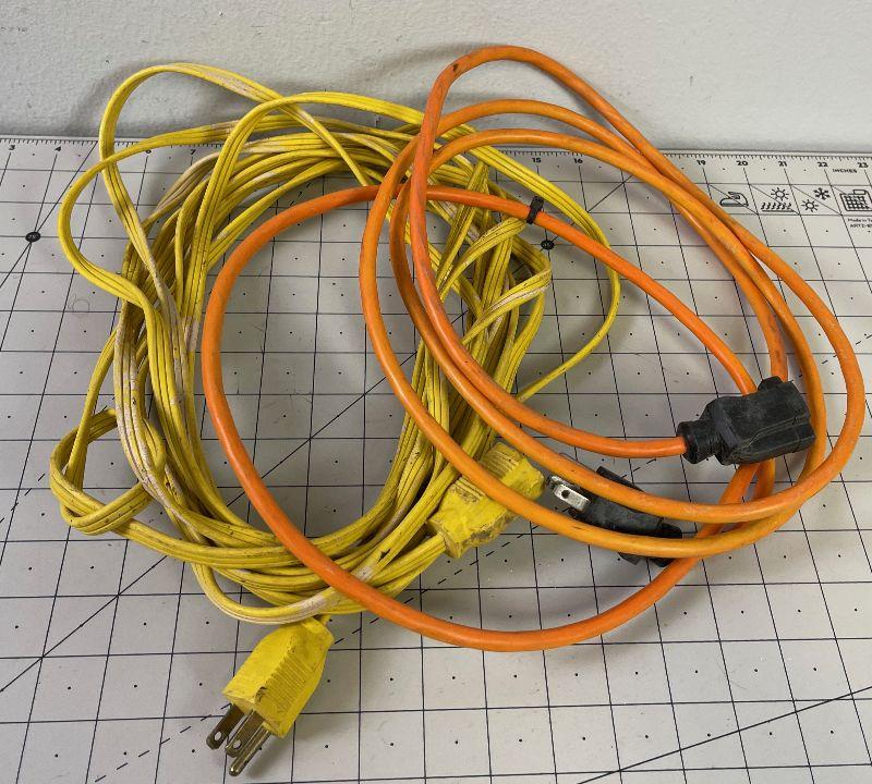 Lot 79 2 Light Duty Extension Cords