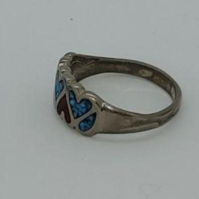 JMO12: 3 vintage sterling silver rings