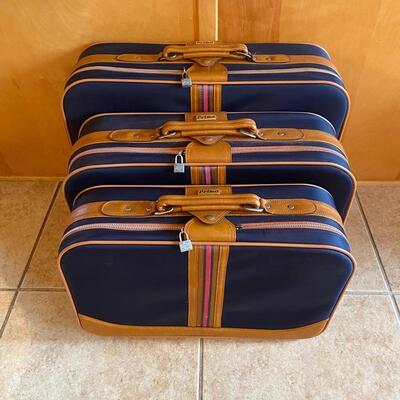 Matching 3 pc Prima Luggage Set