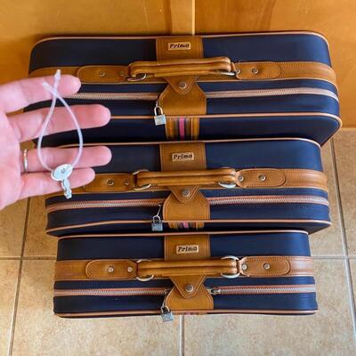 Matching 3 pc Prima Luggage Set