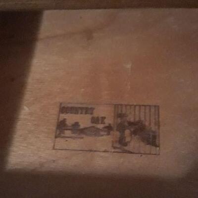 3 Piece Oak Set w/ Mirror