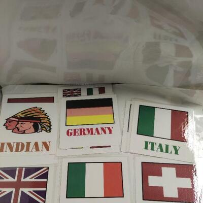 Laminated posters of flags