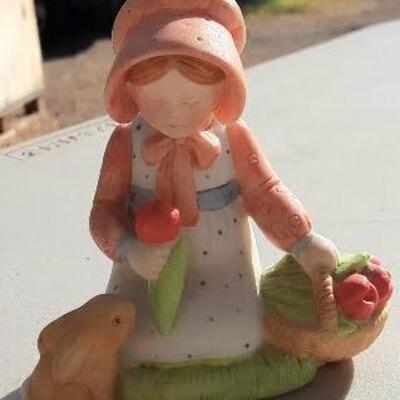 Holly Hobbie with Rabbit Friendship Garden