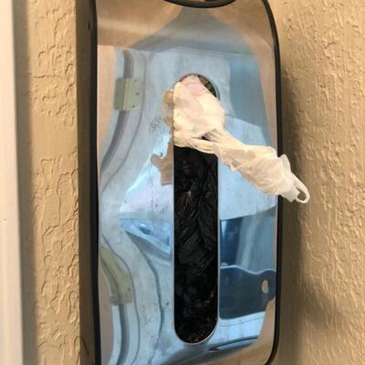 Handy plastic bag dispenser $7