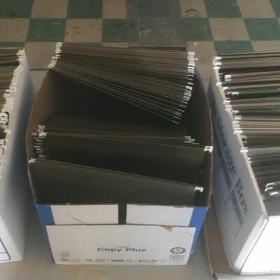 Letter sized hanging file fole folders 100 for $20