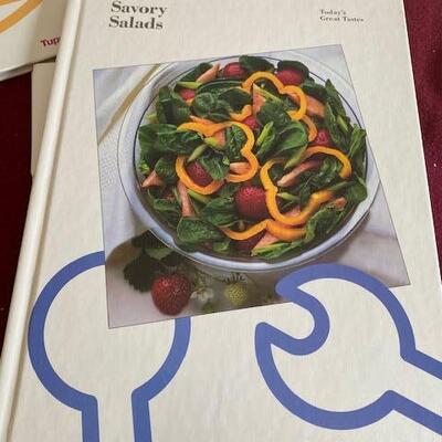 Lot 630 - tupperware Cookbooks