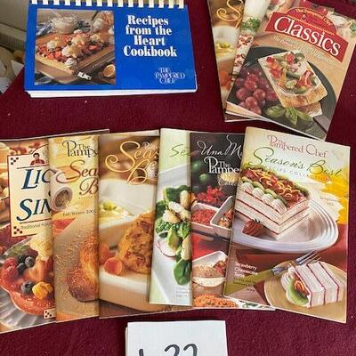 Lot 632 - Pampered Chef Cookbooks