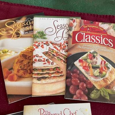 Lot 632 - Pampered Chef Cookbooks