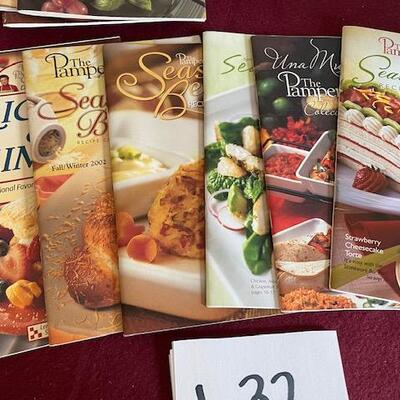 Lot 632 - Pampered Chef Cookbooks