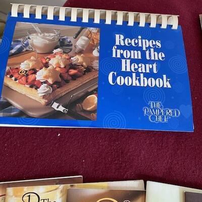 Lot 632 - Pampered Chef Cookbooks