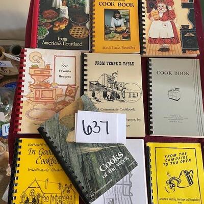 Lot 637 - Vintage Cookbooks