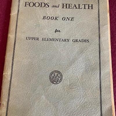Lot 639 - VIntage book Foods and Health 1943
