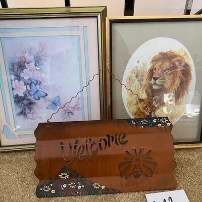 Lot 642 - Framed art