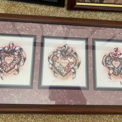 Lot 643 - framed art
