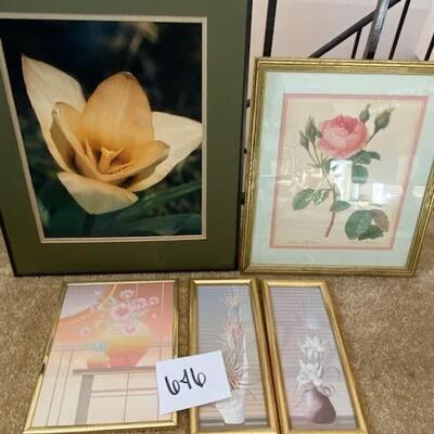Lot 646 -  Framed Art