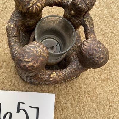 Lot 657 - Circle of Friends candle holder