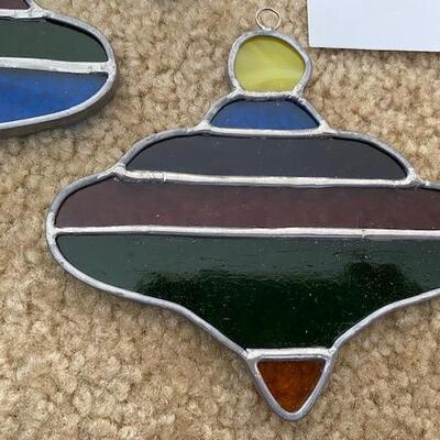 Lot 662 - Christmas Stained Glass
