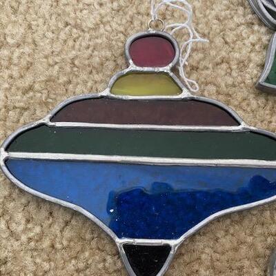 Lot 662 - Christmas Stained Glass