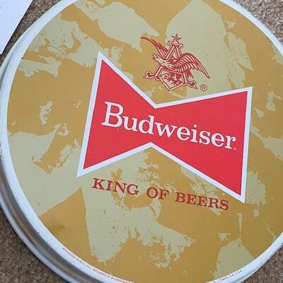 Lot 666 - Vintage Budweiser Beer tray