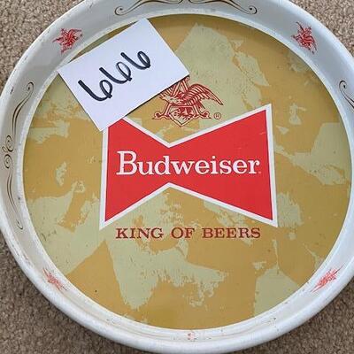 Lot 666 - Vintage Budweiser Beer tray