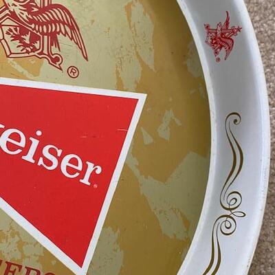 Lot 666 - Vintage Budweiser Beer tray