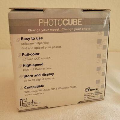 Lot 142: New Color LCD Digital Photo Cube Frame