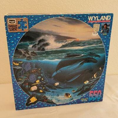 Lot 146: Vintage Sealed 550 pc. WYLAND Oceanlife Puzzle