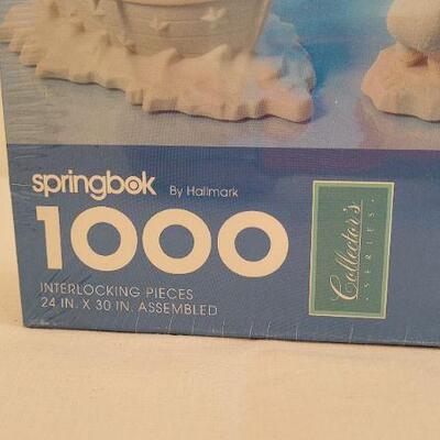 Lot 149: Vintage New Sealed SPRINGBOK Snowbabies at Play 1000 pc. PUZZLE