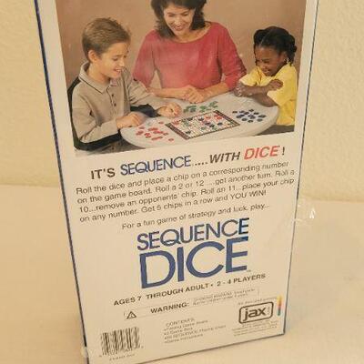 Lot 150: Vintage 1998 New Sealed SEQUENCE DICE Game