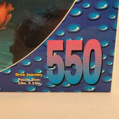 Lot 151: Vintage New Sealed WYLAND 550 pc. ORCA JOURNEY Puzzle