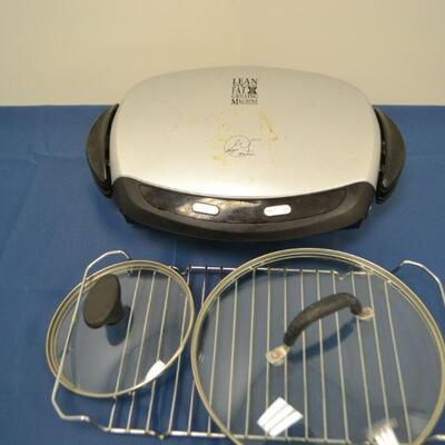 LOT 481 GEORGE FOREMAN GRILL AND KITCHEN ITEMS