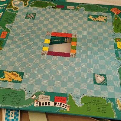 Lot 167: Vintage 1960 TRADE WINDS Board Game by Parker Brothers