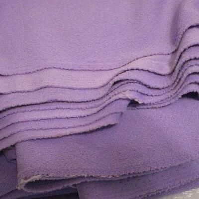 #18 Sewing material - 3.5 yards light purple polyester