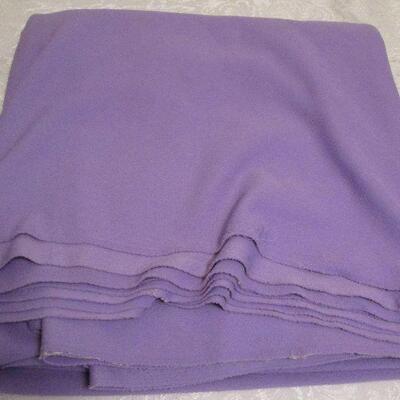 #18 Sewing material - 3.5 yards light purple polyester