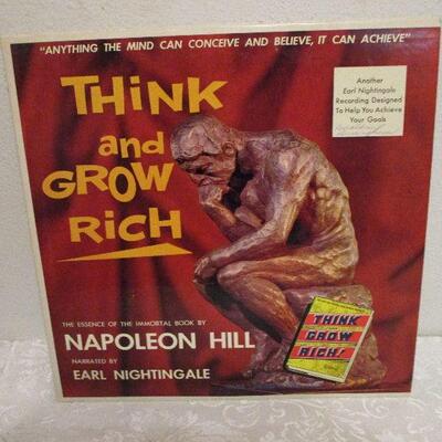 #61 Vinyl Record Album- Think and Grow Rich - Rare - 1960