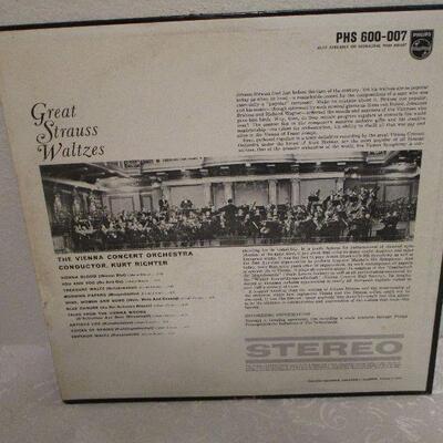 #63 Vinyl Record Album- Phillips Great Strauss Waltzes
