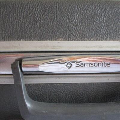 #70 Samsonite Dark Gray Briefcase