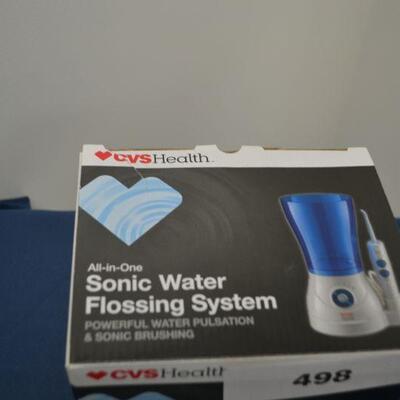 LOT 498 CVS SONIC WATER FLOSSING SYSTEM NEW IN BOX