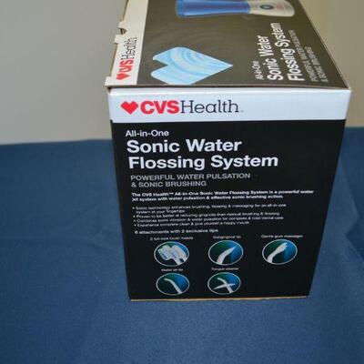 LOT 498 CVS SONIC WATER FLOSSING SYSTEM NEW IN BOX