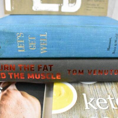 5 pc Cookbooks: Let's Get Well -to- The Ketogenic Cookbook