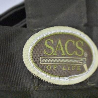 SACS of Life Crossbody Bag with Shopping Bag Gray/Green