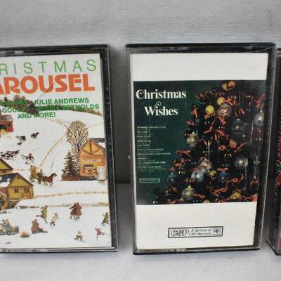 5 Christmas Music on Cassette Tape: Christmas Carousel -to- Mormon Tabernacle