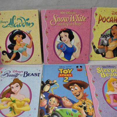 15 Disney Books for Kids: 9 Small Board Books & 6 Story Books